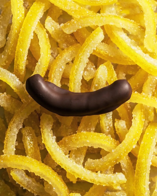 Scorzette di Cedro Ricoperte di Cioccolato Fondente