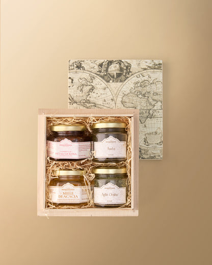 Confezione "Assazzi" con Assortimento di Confettiera e Spezie