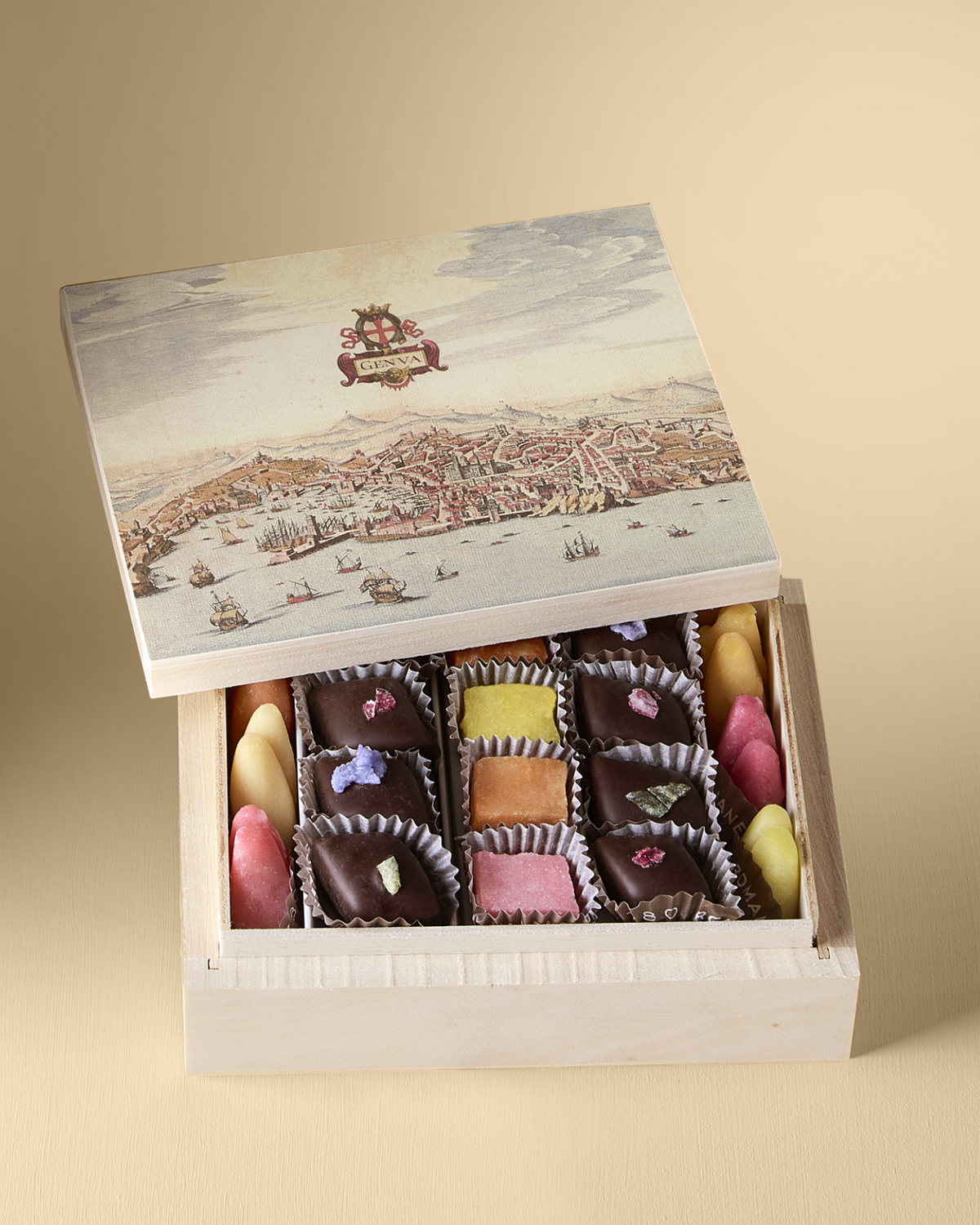 Confezione in Legno di Fondant dalle Note Estive