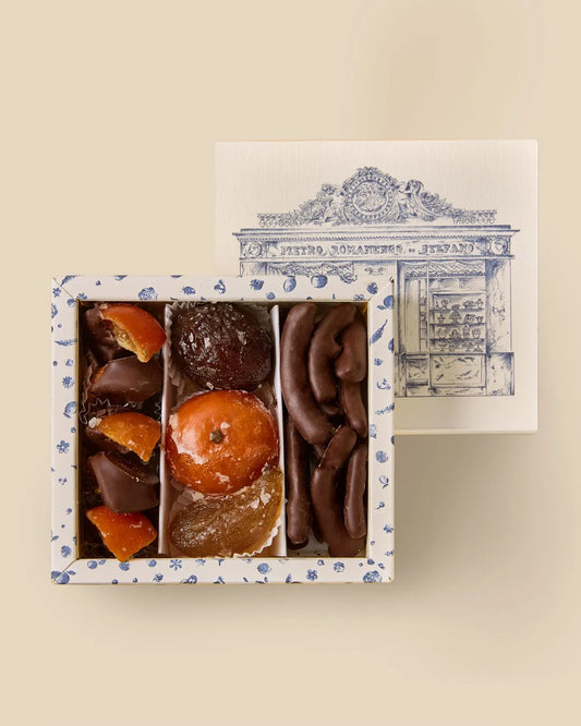 Confezione di Frutta Ghiacciata e Cioccolato