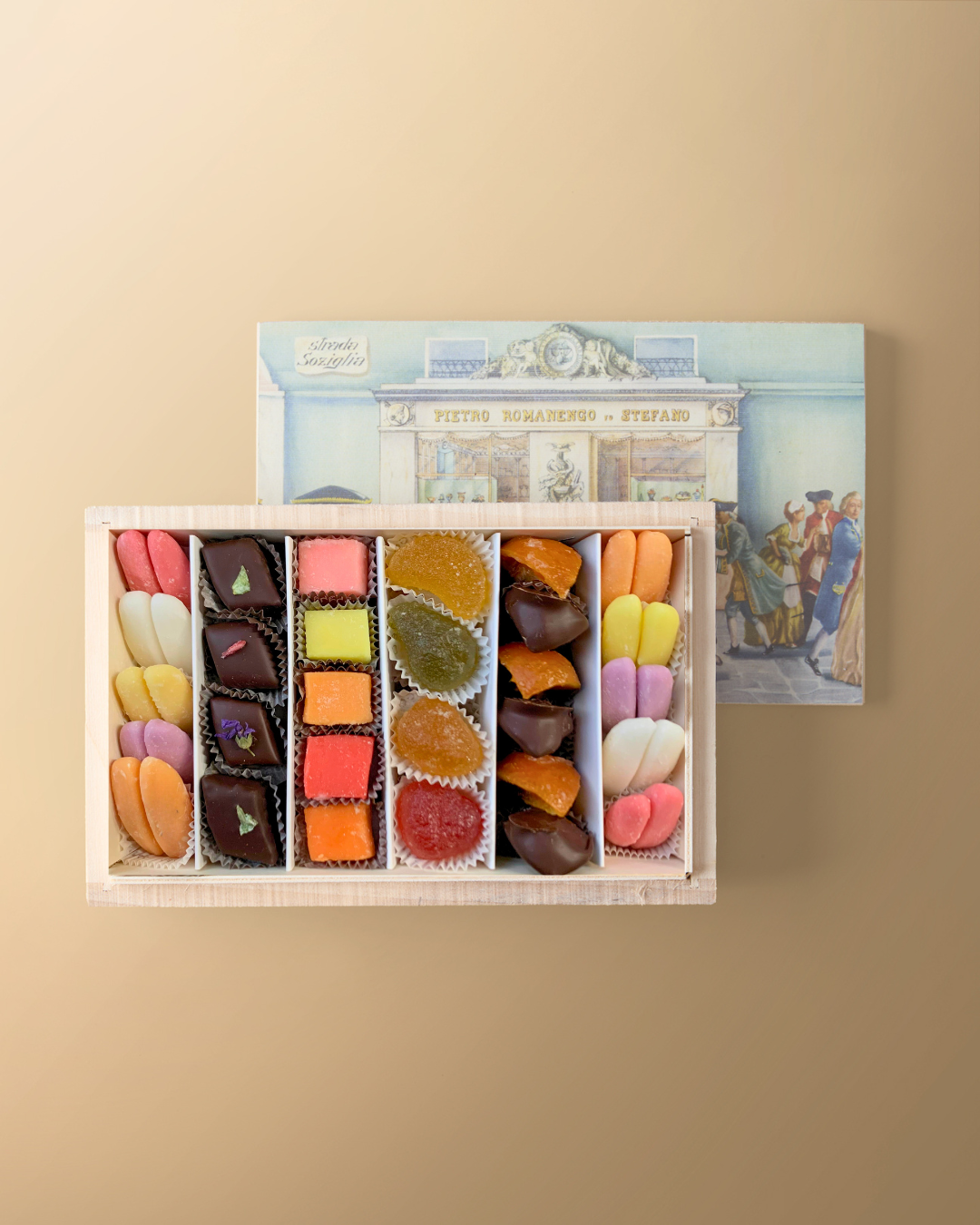 Confezione in Legno di Fondant dalle Note Estive