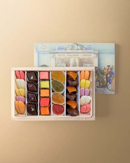 Confezione in Legno di Fondant dalle Note Estive