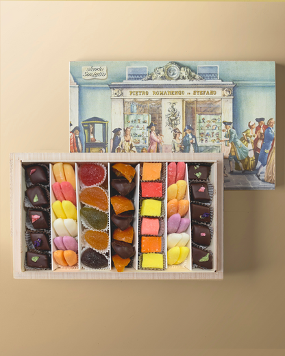 Confezione in Legno di Fondant dalle Note Estive