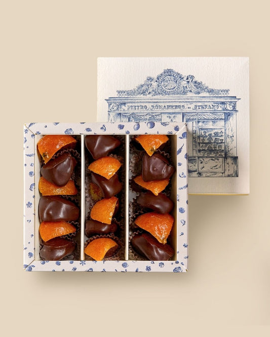 Confezione di Clementine Candite con Cioccolato Fondente