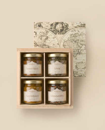 Confezione in legno "Terre Lontane"